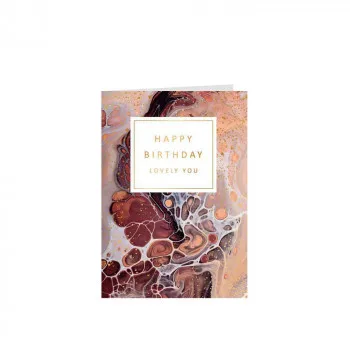 CESTITKA GOLD RUSH HAPPY BIRTHDAY LOVELY YOU 