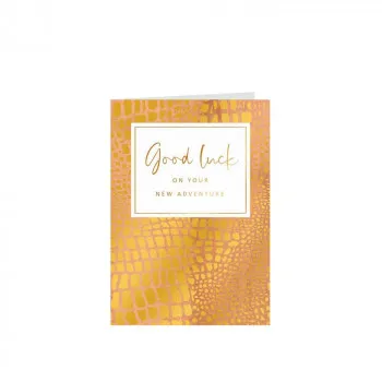 CESTITKA GOLD RUSH GOOD LUCK ON YOUR NEW ADVENTURE 