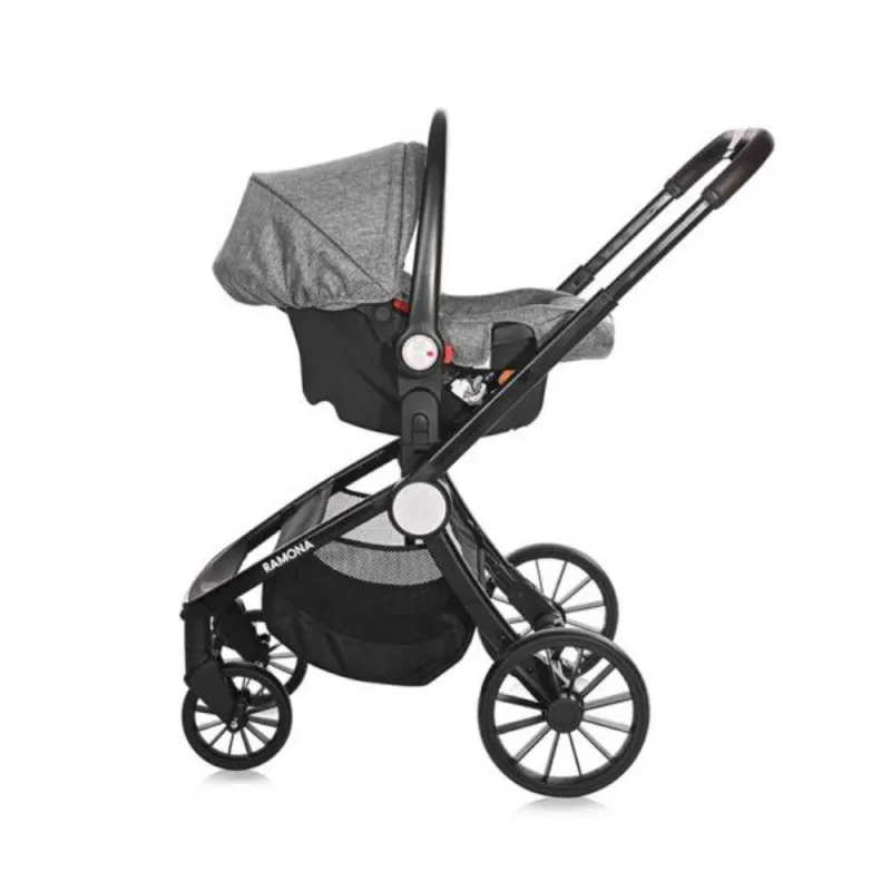 LORELLI KOLICA TRIO SISTEM RAMONA STEEL GREY