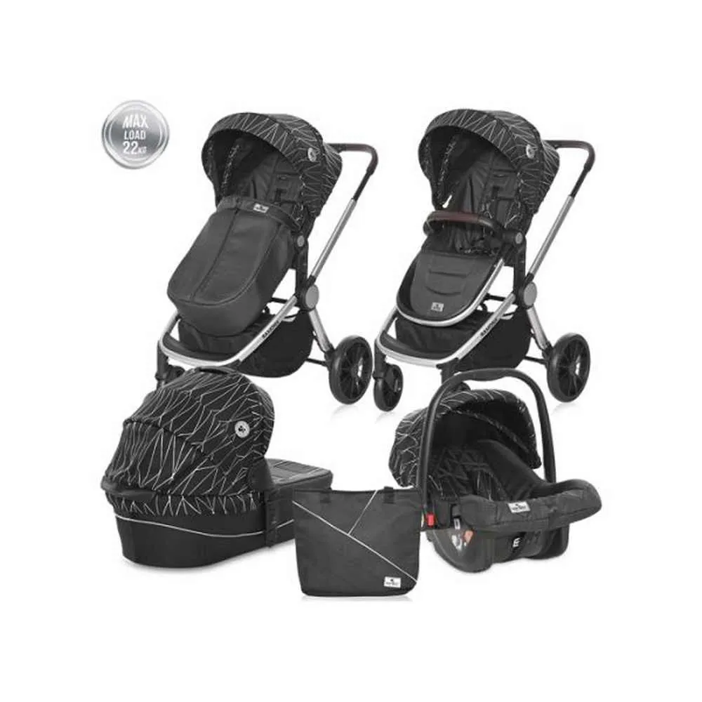 LORELLI KOLICA TRIO SISTEM RAMONA SILVER STRIPE