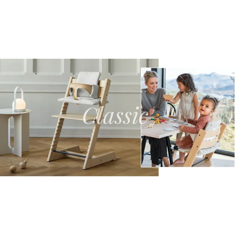 STOKKE NAVLAKA ZA HRANILICU TRIPP TRAPP CLASSIC CUSHION NORDIC GREY OCS