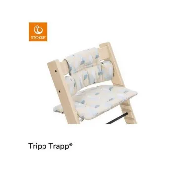 STOKKE NAVLAKA ZA HRANILICU TRIPP TRAPP CLASSIC CUSHION BIRDS BLUE OCS 