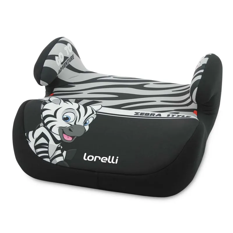 LORELLI BUSTER 2/3 (15-36KG) TOPO COMFORT ZEBRA GREY-WHITE 