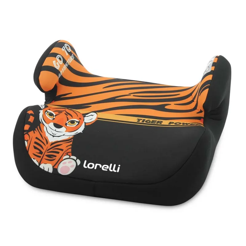 LORELLI BUSTER 2/3 (15-36KG) TOPO COMFORT TIGER BLACK-ORANGE 