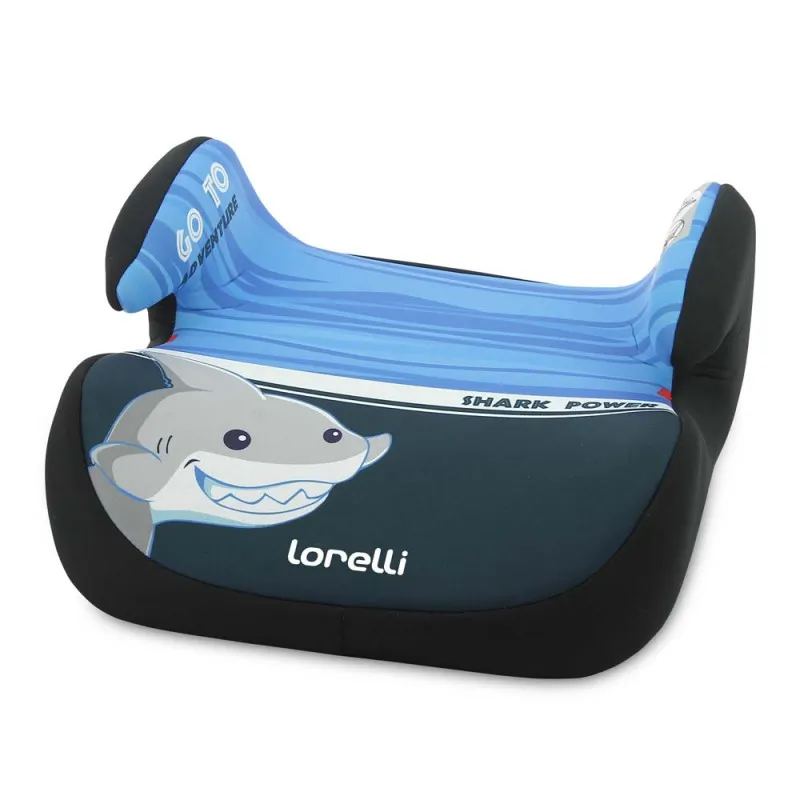 LORELLI BUSTER 2/3 (15-36KG) TOPO COMFORT SHARK LIGHT-DARK BLUE 