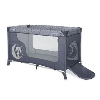 LORELLI PRENOSIVI KREVET MOONLIGHT 1 NIVO COOL GREY PANDAS