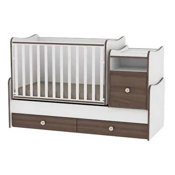 LORELLI KREVETAC TREND PLUS WHITE/WALNUT 