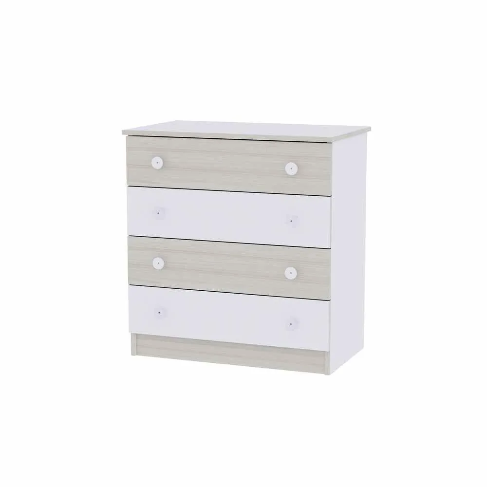 KOMODA WHITE/LIGHT OAK 