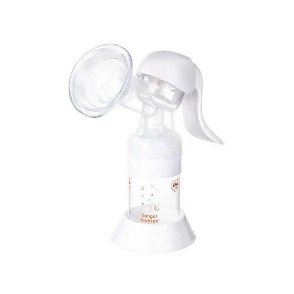CANPOL BABY SET MANUELNA PUMPICA ZA IZMAZANJE + SILIKONSKE BRADAVICE S