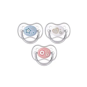 CANPOL VARALICA SILIKON 0-6M CHERRY NEWBORN 1/1 
