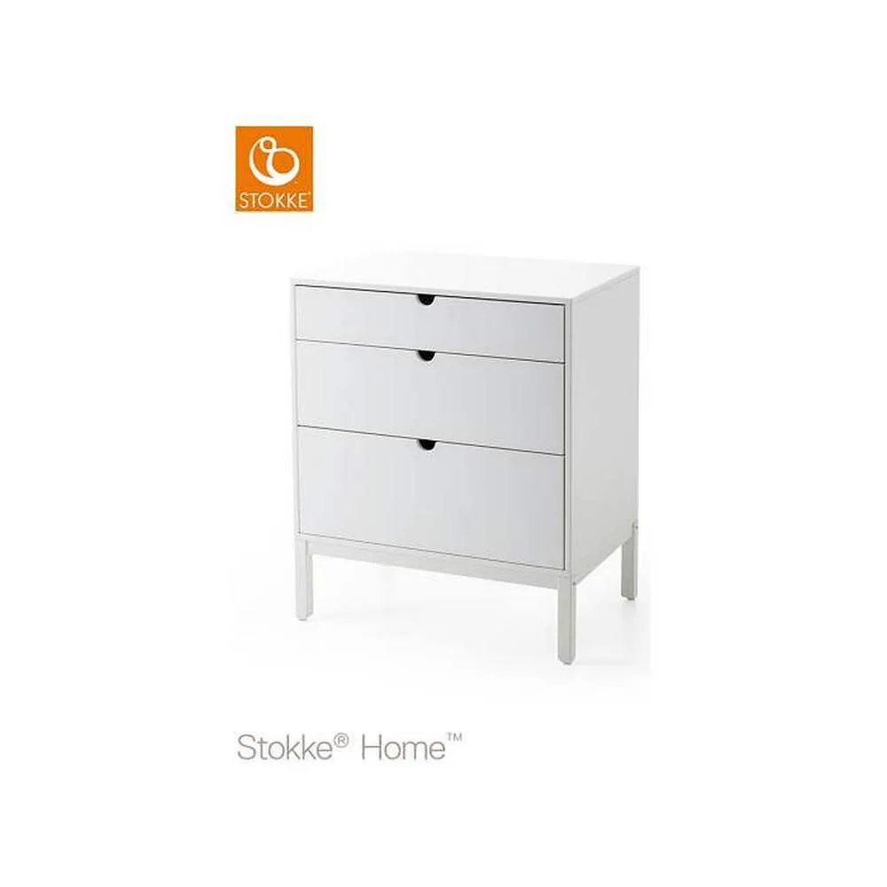 STOKKE KOMODA HOME WHITE 1/2 