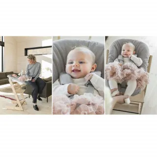STOKKE SEDISTE ZA HRANILICU ZA NOVORODJENCE TRIPP TRAPP GREY