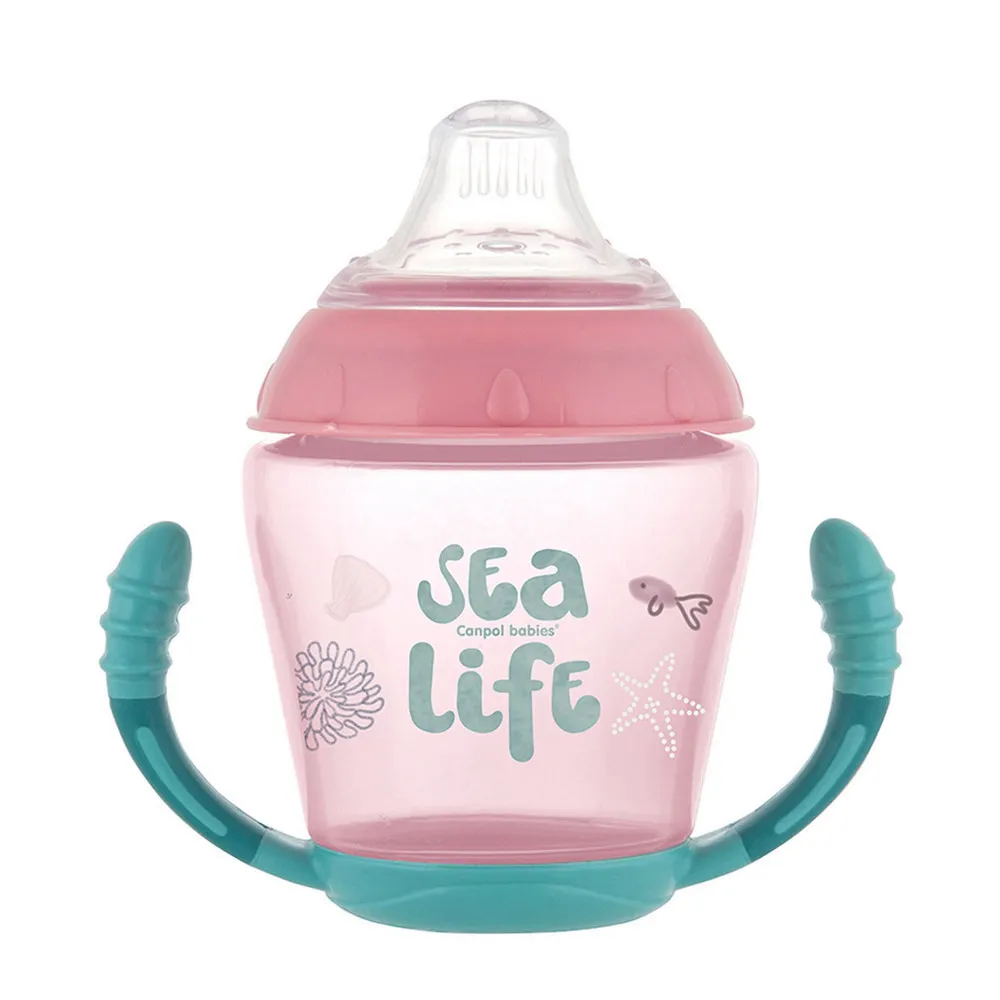 CANPOL SOLJA 230ML - SEA LIFE PINK 