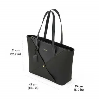STOKKE TORBA X CHANGING BAG SIGNATURE BLACK