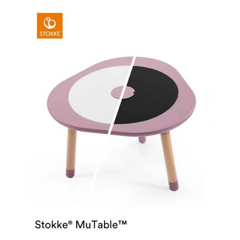 STOKKE STOCIC MUTABLE MAUVE (UKLJUCUJE 4 DVOSTRANE TABLE ZA 7 AKTIVNOSTI PRIRODN 