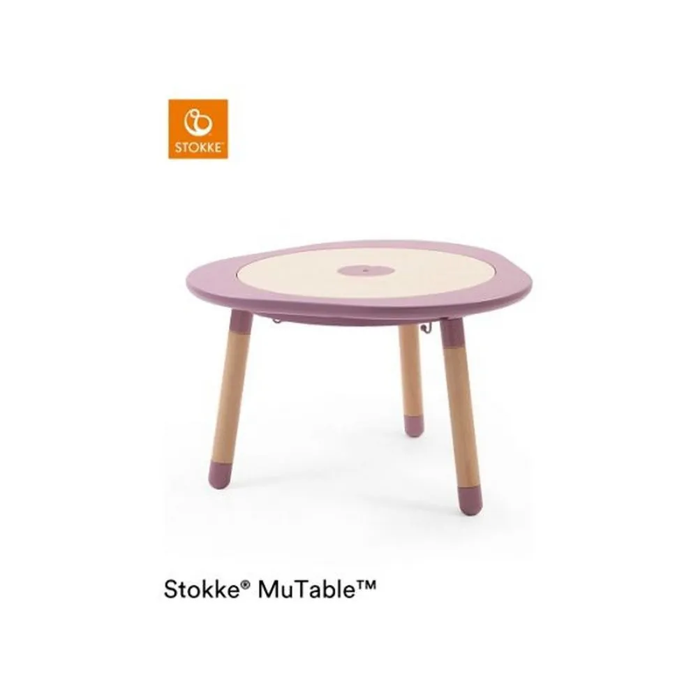 STOKKE STOCIC MUTABLE MAUVE (UKLJUCUJE 4 DVOSTRANE TABLE ZA 7 AKTIVNOSTI PRIRODN 