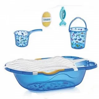 BABYJEM  SET ZA  KUPANJE 6 DELOVA BLUE 
