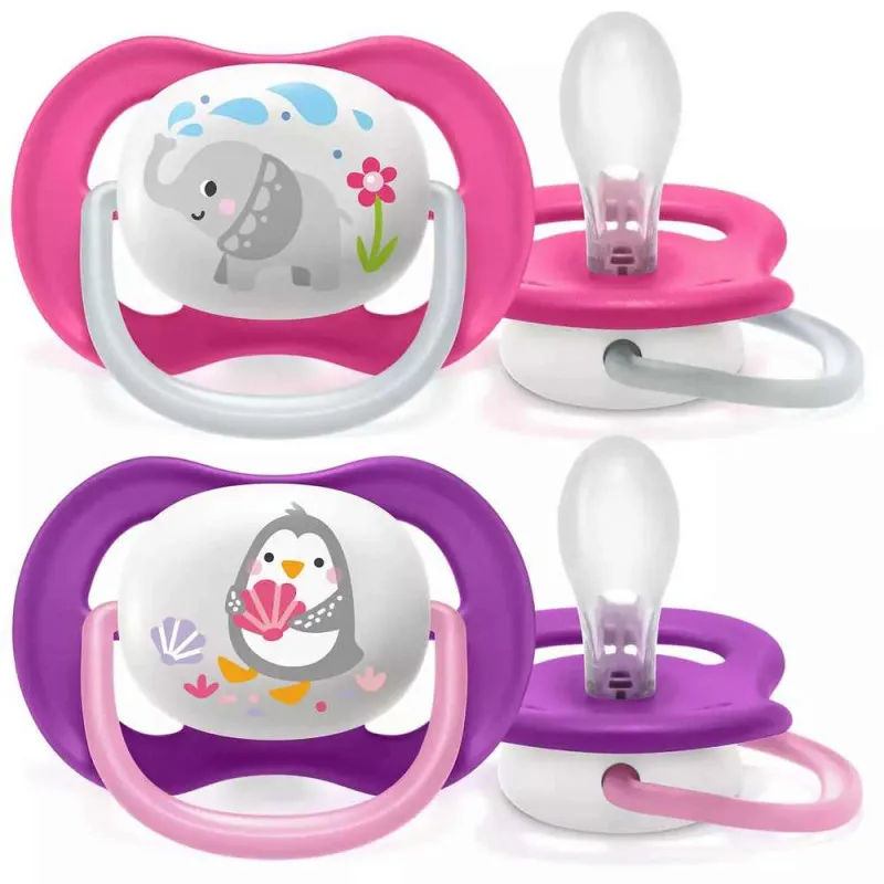 AVENT VARALICA STHR ORTHOD 6-18M ELEP-PENG 2KOM ZA DEVOJCICE