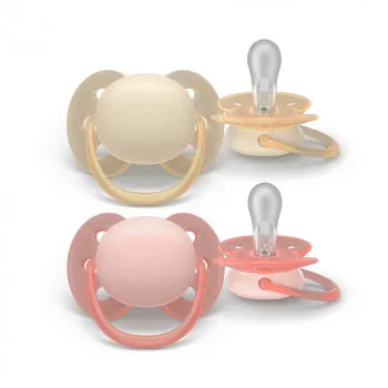 AVENT VARALICA  SOFT 0-6M CORAL/YELLOW 2KOM 