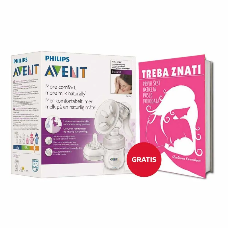 AVENT PHILIPS PUMPICA ZA IZMAZANJE 5772   KNJIGA TREBA ZNATI   S.CRVENKOV 