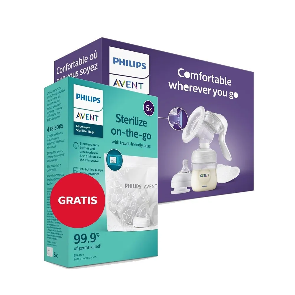 AVENT PUMPICA ZA IZMAZANJE NATURAL POKLON KESICE ZA STERILIZACIJU MIKROTALASNOJ 