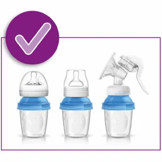AVENT VIA SOLJE 180ML 5KOM SA POKLOPCIMA 1688
