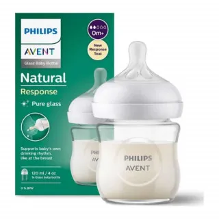 AVENT STAKLENA FLASICA NATURAL RESPONSE 120 ML