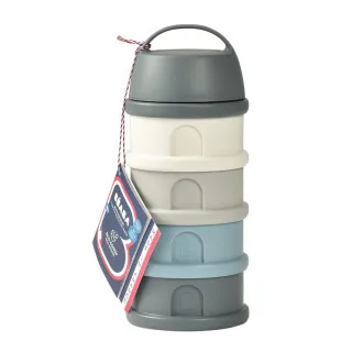 BEABA POSUDA ZA MLEKO U PRAHU/HRANU 4 KOM GREY/BLUE 