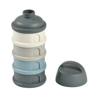 BEABA POSUDA ZA MLEKO U PRAHU/HRANU 4 KOM GREY/BLUE 