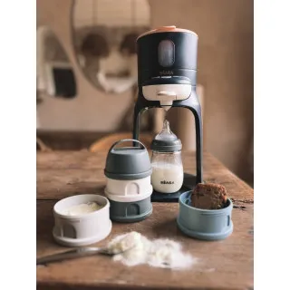 BEABA POSUDA ZA MLEKO U PRAHU/HRANU 4 KOM GREY/BLUE 