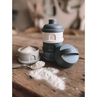 BEABA POSUDA ZA MLEKO U PRAHU/HRANU 4 KOM GREY/BLUE 