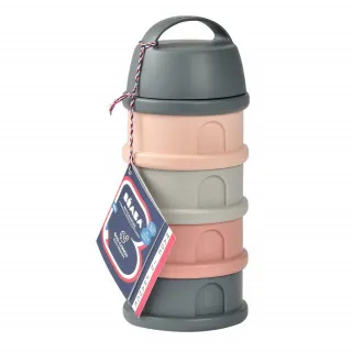 BEABA POSUDA ZA MLEKO U PRAHU/HRANU 4 KOM PINK