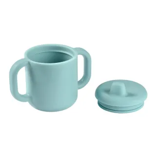 BEABA SILIKONSKA SOLJA ZA UCENJE 300 ML BLUE 