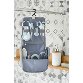 BEABA HIGIJENSKI SET OD 9 DELOVA U TORBICI GREEN BLUE 