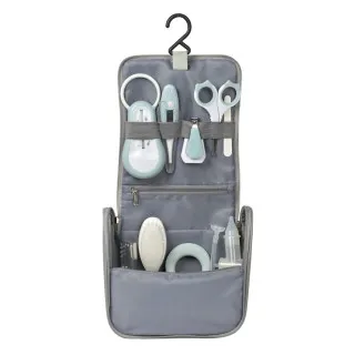 BEABA HIGIJENSKI SET OD 9 DELOVA U TORBICI GREEN BLUE 
