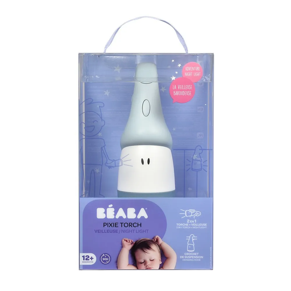 BEABA PIXIE TORCH BEZICNA NOCNA LAMPA 2U1 BLUE