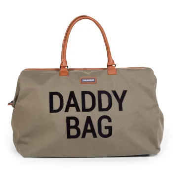 CHILDHOME DADDY BAG NURSERY BAG  CANVAS KHAKI 