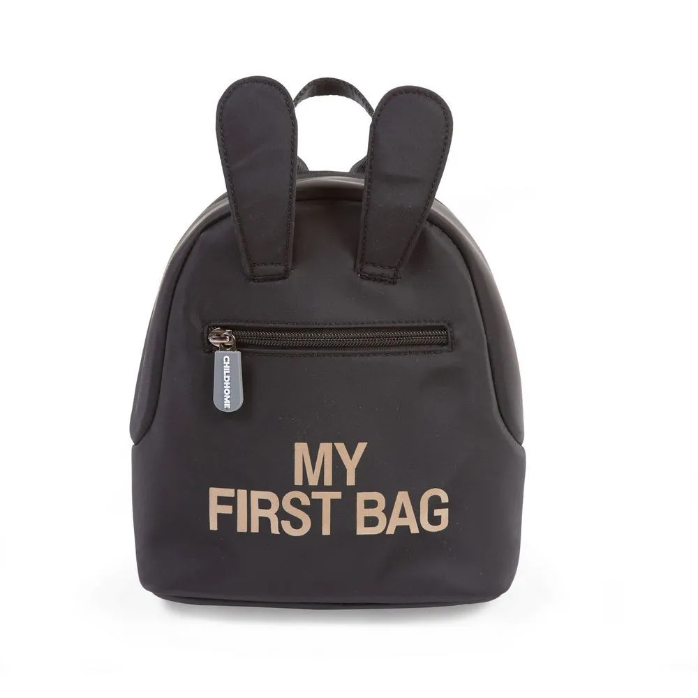 CHILDHOME RANAC ZA VRTIC MY FIRST BAG BLACK GOLD
