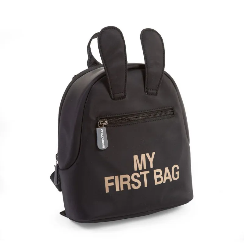 CHILDHOME RANAC ZA VRTIC MY FIRST BAG BLACK GOLD