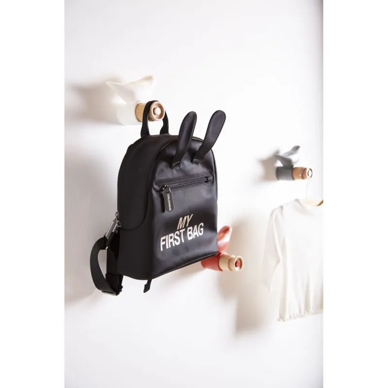 CHILDHOME RANAC ZA VRTIC MY FIRST BAG BLACK GOLD