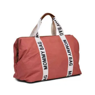 CHILDHOME MOMMY BAG SIGNATURE CANVAS TERRACOTTA