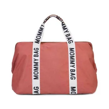 CHILDHOME MOMMY BAG SIGNATURE CANVAS TERRACOTTA 