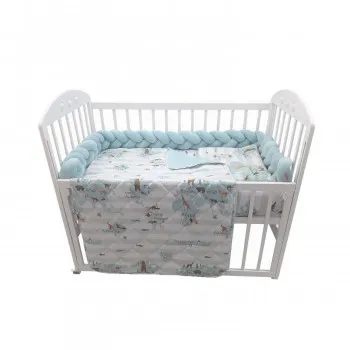 BABY TEKSTIL POSTELJINA 4 DELA MAPA SVETA 