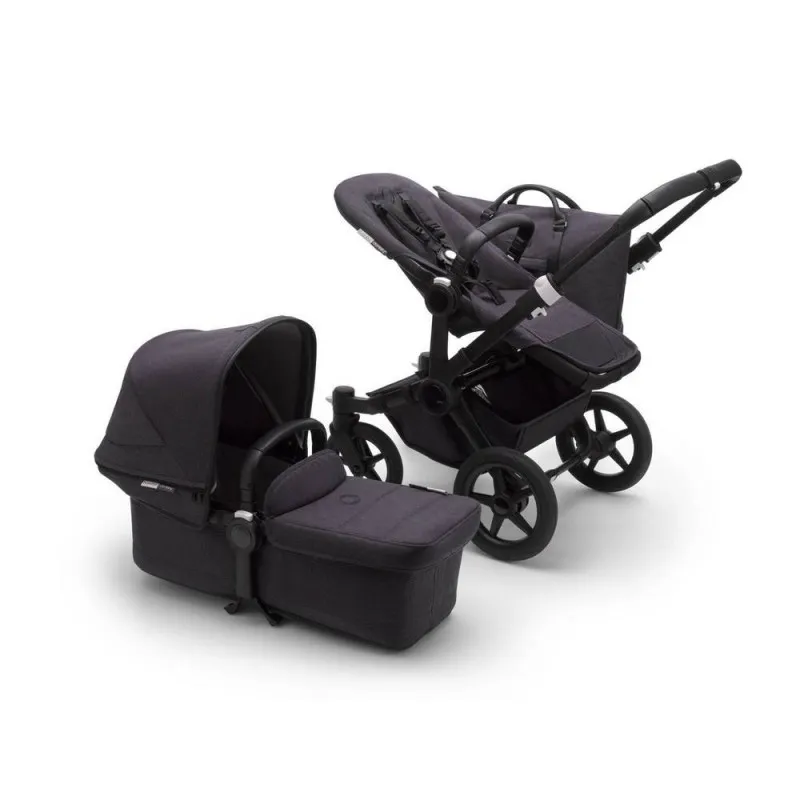 BUGABOO KOLICA DUO SISTEM DONKEY3 BLACK/WASHED BLACK