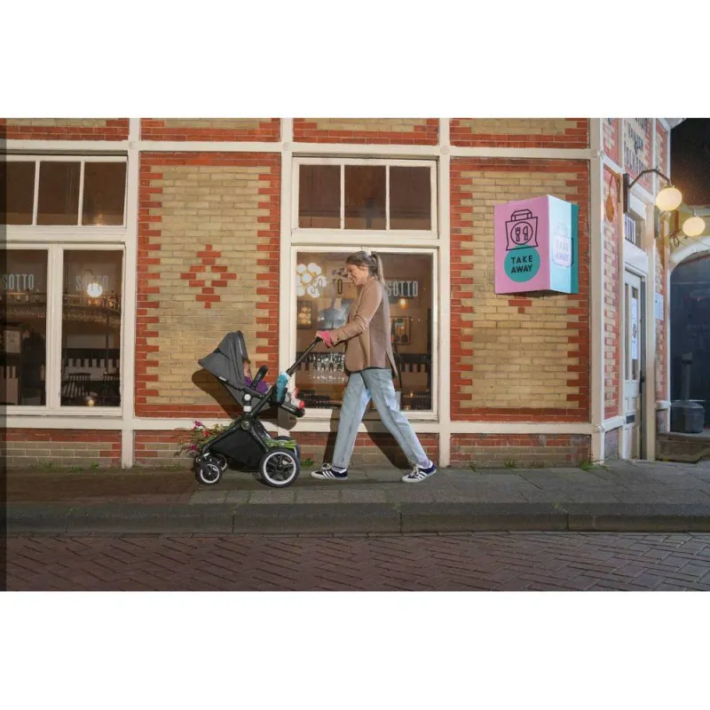 BUGABOO KOLICA DUO SISTEM LYNX COMPLETE BLACK/GREY MELANGE