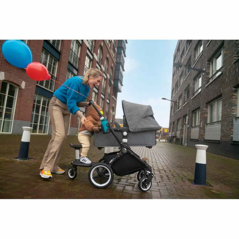 BUGABOO KOLICA DUO SISTEM LYNX COMPLETE BLACK/GREY MELANGE 