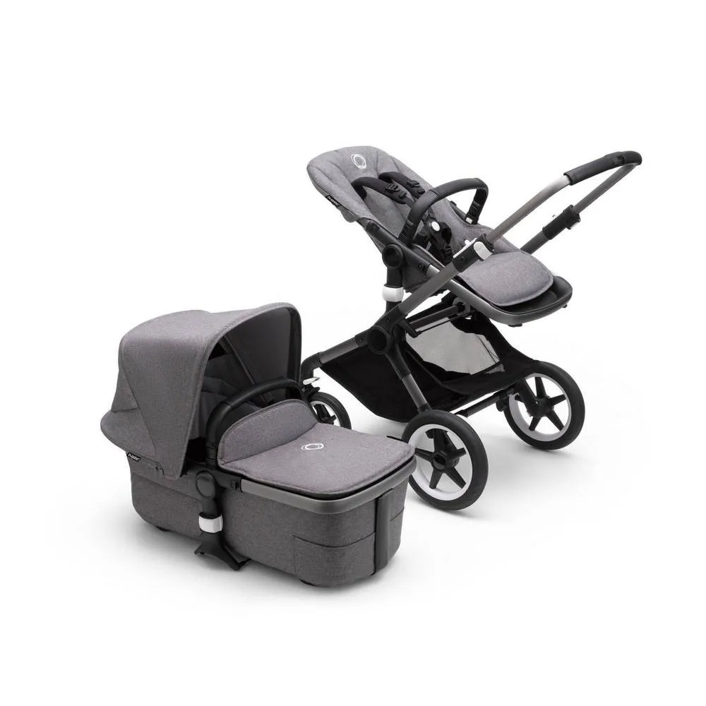 BUGABOO KOLICA DUO SISTEM FOX 3 COMPLETE GRAPHITE/GREY MELANG