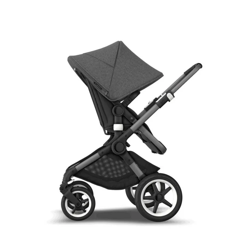 BUGABOO KOLICA DUO SISTEM FOX 3 COMPLETE GRAPHITE/GREY MELANG