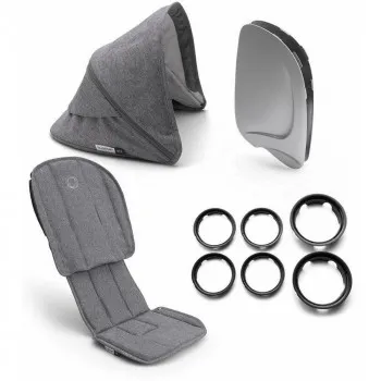 BUGABOO ANT STYLE SET COMPLETE GREY MELANGE-GREY MELANGE 