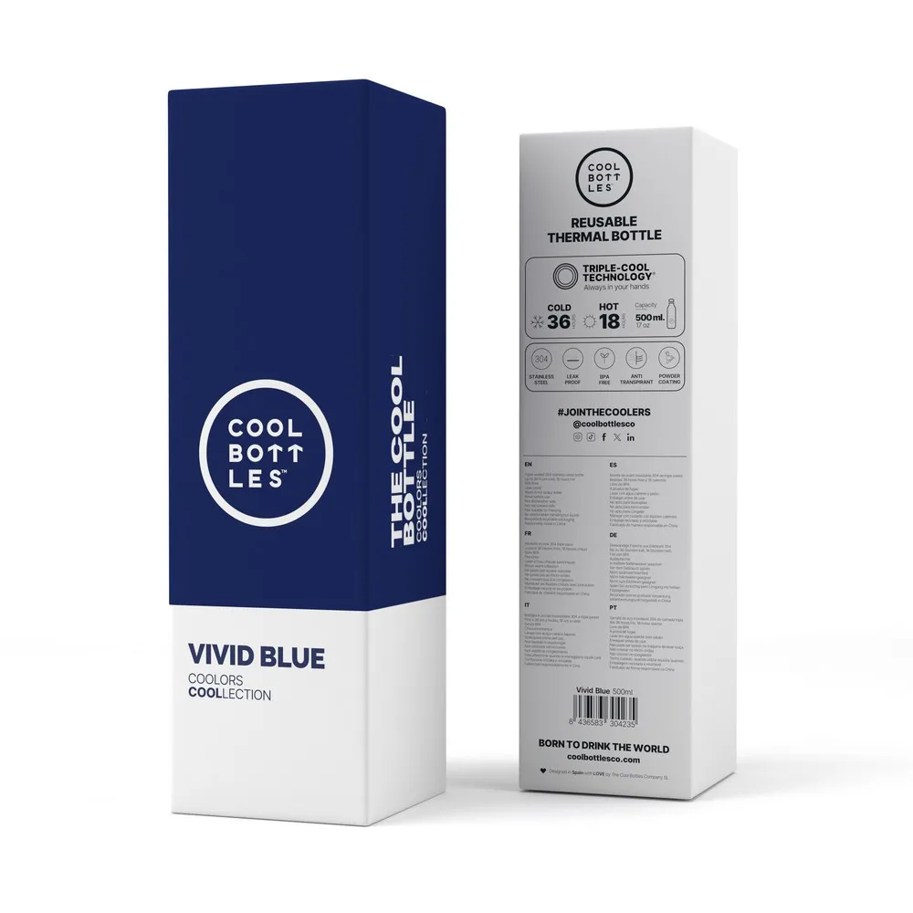 COOL BOTTLES TERMOS INTENZIVNO PLAVA 500 ML 
